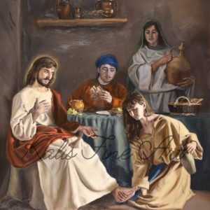 "Anointing at Bethany" Art Print