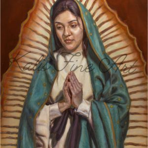 A Moment with the Virgin Art Print