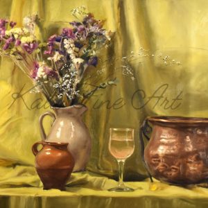 "Still Life with Flowers" Art Print