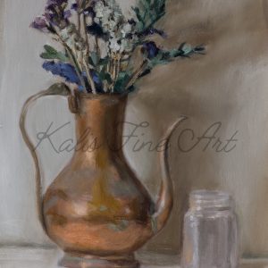 "Flowers in Copper" Art Print