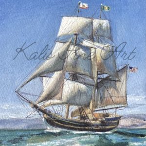 "Lady Washington" Art Print